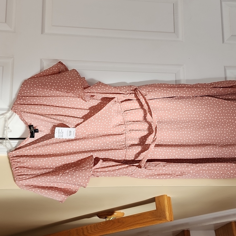 Faux Wrap Maxi Dress